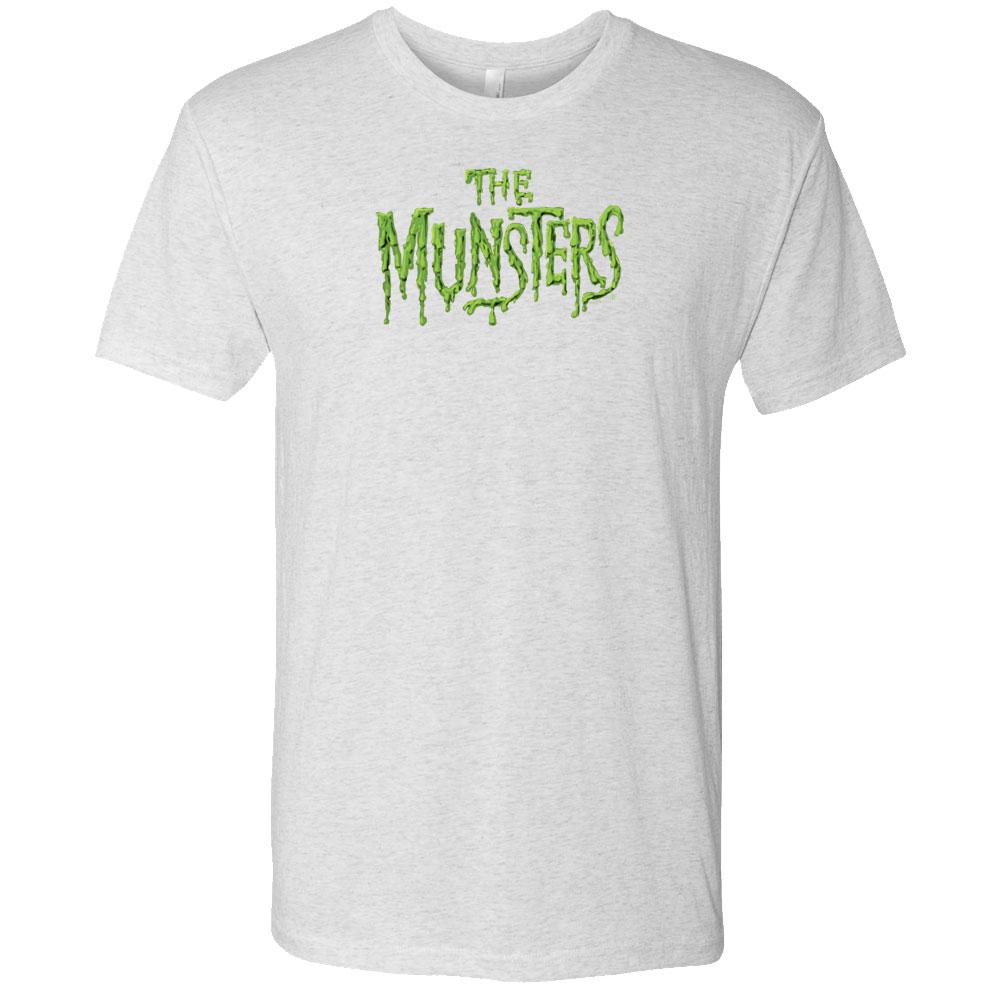 The Munsters Distress Logo Men's Tri-Blend Short Sleeve T-Shirt