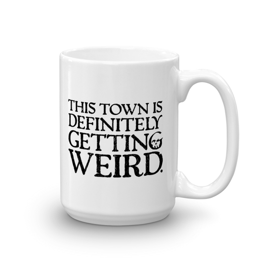 Grimm This Town is Definitely Getting Weird White Mug-0