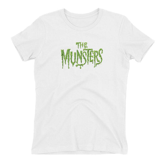 The Munsters Distress Logo Women's Short Sleeve T-Shirt-0