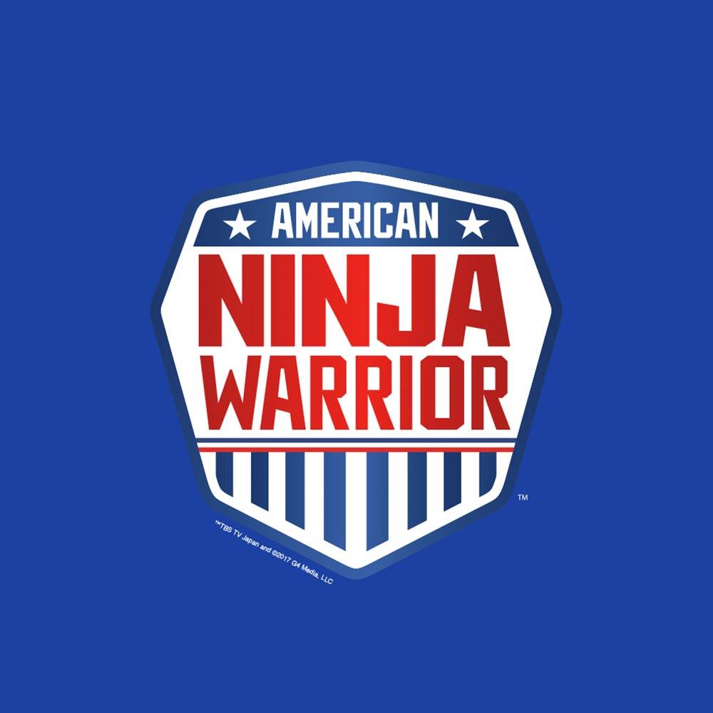 American Ninja Warrior Royal Blue iPhone Tough Phone Case