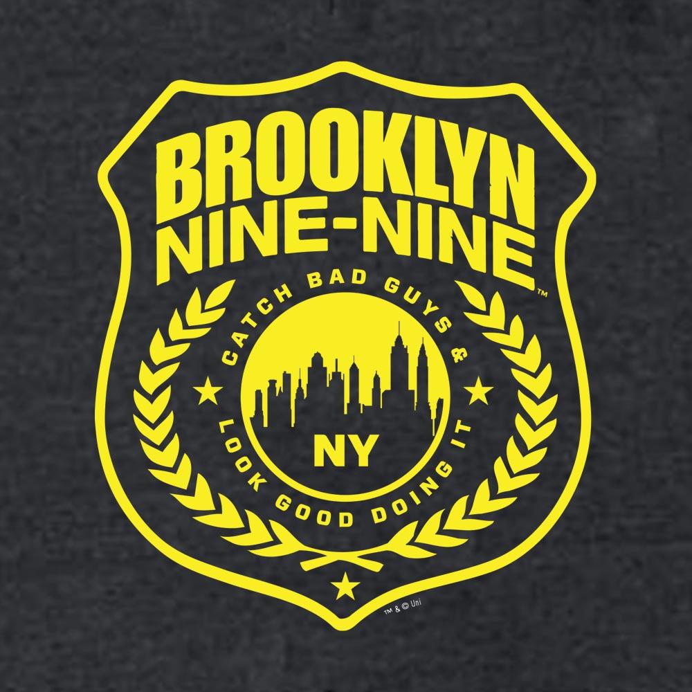 Brooklyn Nine-Nine Badge Lightweight Zip Up Hooded Sweatshirt