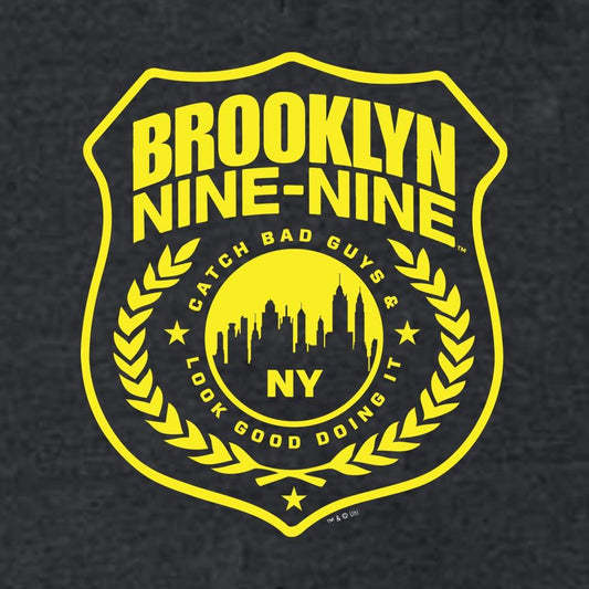 Brooklyn Nine-Nine Badge Lightweight Zip Up Hooded Sweatshirt-1