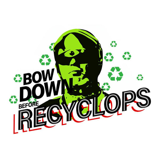 The Office Bow Down Before Recyclops White Mug-2