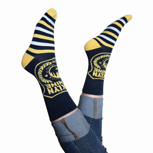 Brooklyn Nine-Nine Badge Striped Socks-5