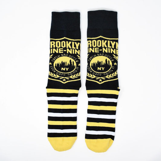 Brooklyn Nine-Nine Badge Striped Socks-0