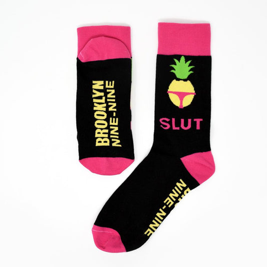 Brooklyn Nine-Nine Pineapple Slut Socks-1