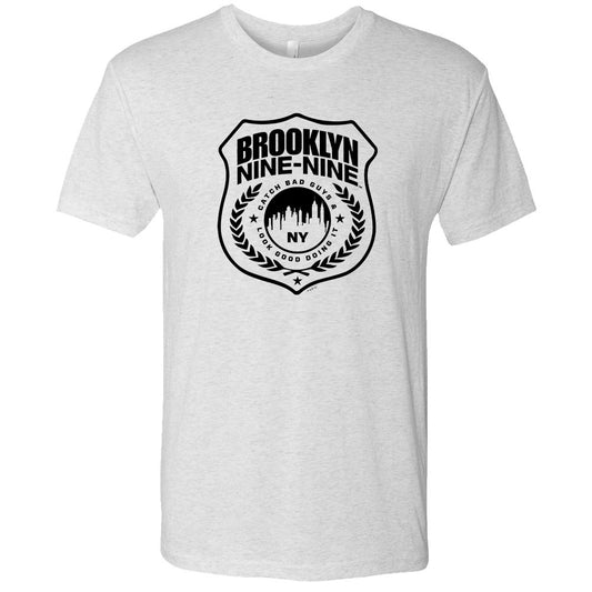 Brooklyn Nine-Nine Badge Men's Tri-Blend Short Sleeve T-Shirt