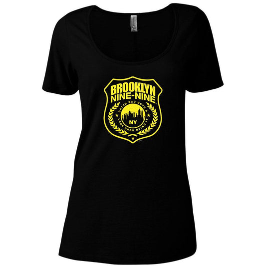 Brooklyn Nine-Nine Badge Women's Relaxed Scoop Neck T-Shirt