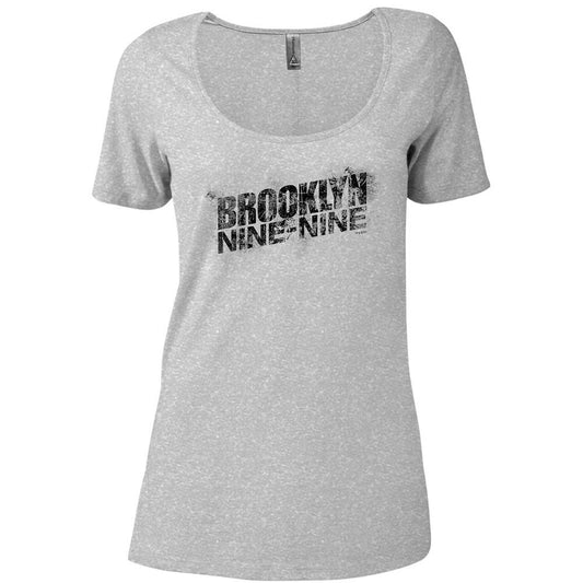 Brooklyn Nine-Nine Logo Women's Relaxed Scoop Neck T-Shirt