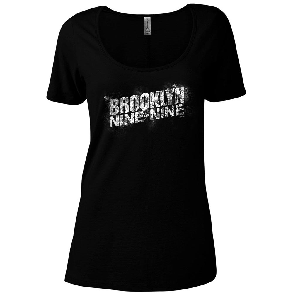 Brooklyn Nine-Nine Logo Women's Relaxed Scoop Neck T-Shirt
