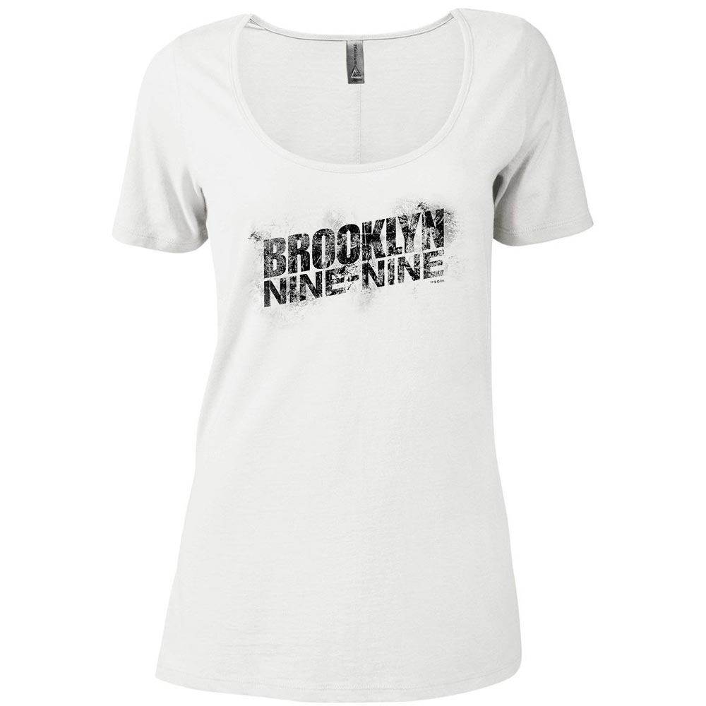 Brooklyn Nine-Nine Logo Women's Relaxed Scoop Neck T-Shirt