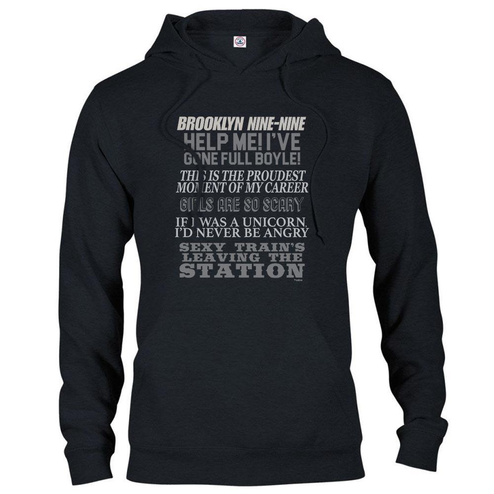 Brooklyn Nine-Nine Charles Boyle Quote Mash-up Hooded Sweatshirt