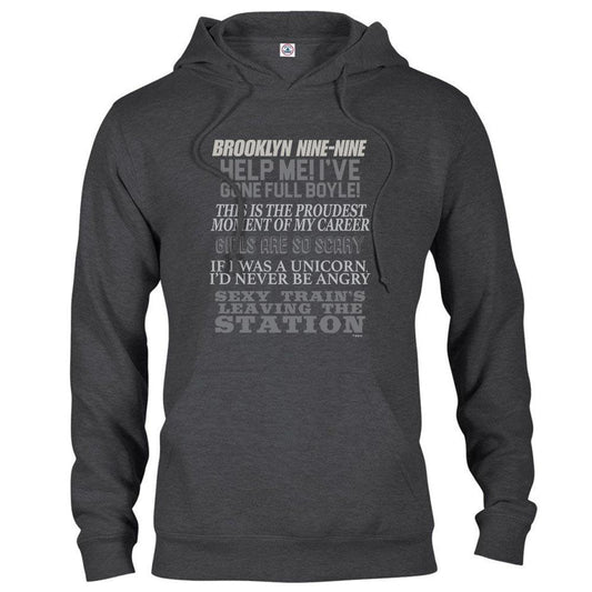 Brooklyn Nine-Nine Charles Boyle Quote Mash-up Hooded Sweatshirt