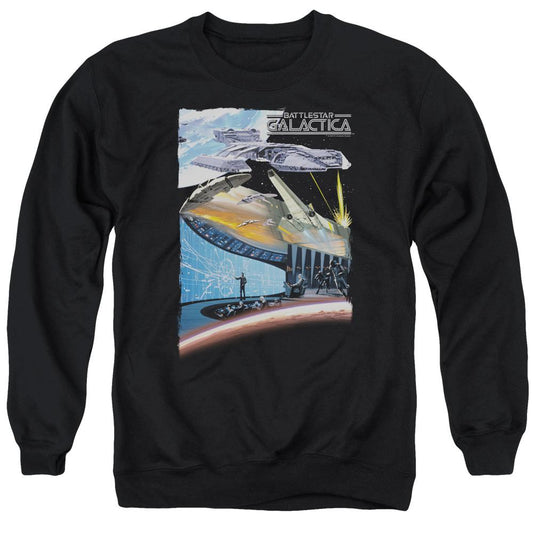 Battlestar Galactica Concept Art Crew Neck Sweatshirt-0