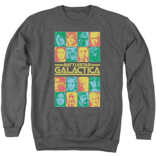 Battlestar Galactica 35th Anniversary Cast Crew Neck Sweatshirt-0