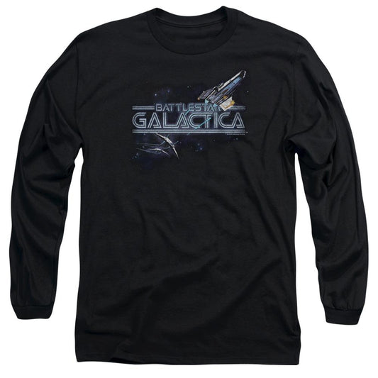 Battlestar Galactica Cylon Pursuit Long Sleeve T-Shirt-0