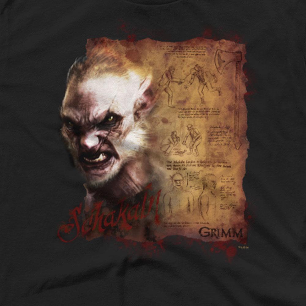 Grimm Schakal Wesen Men's Short Sleeve T-Shirt