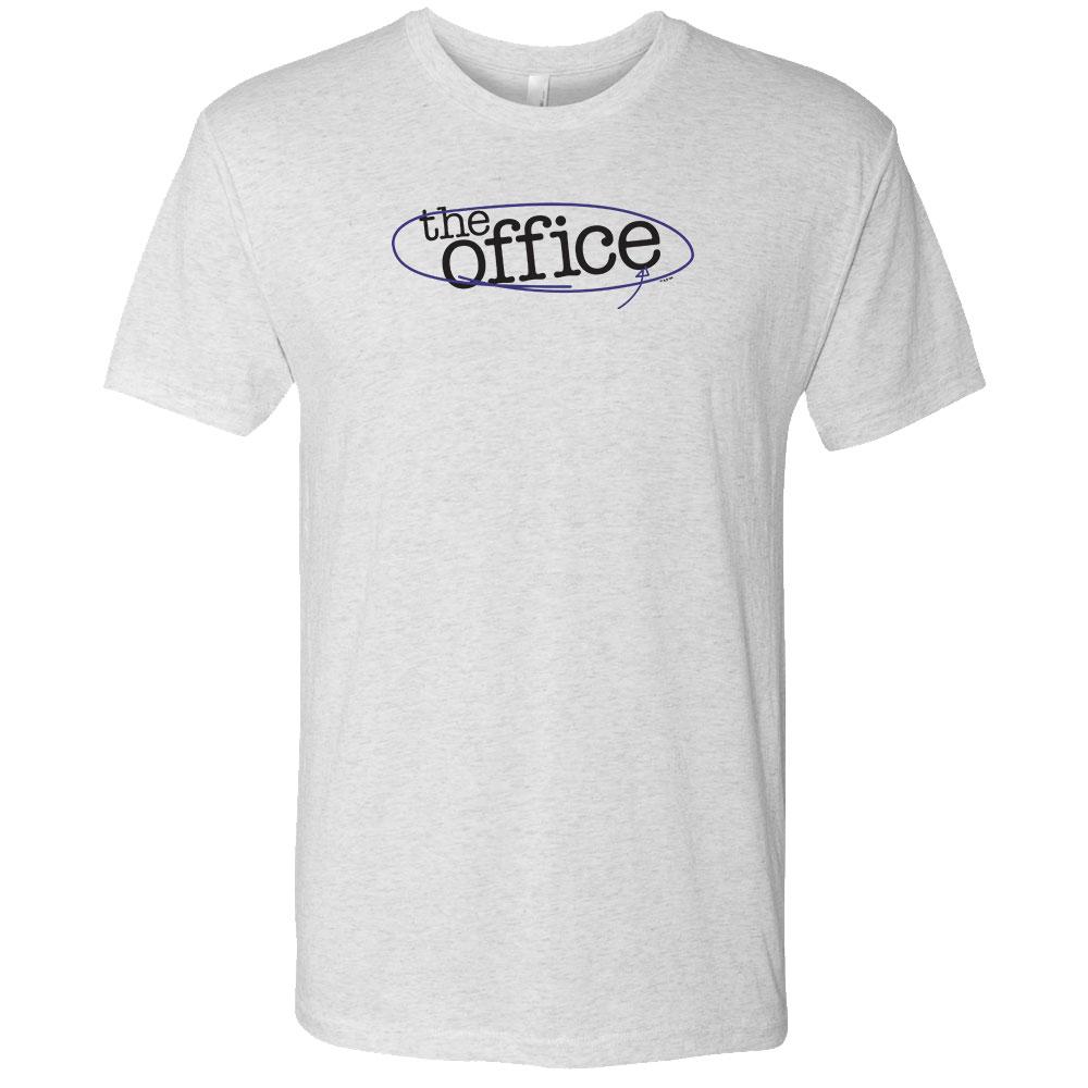 The Office Circled Logo Men's Tri-Blend Short Sleeve T-Shirt