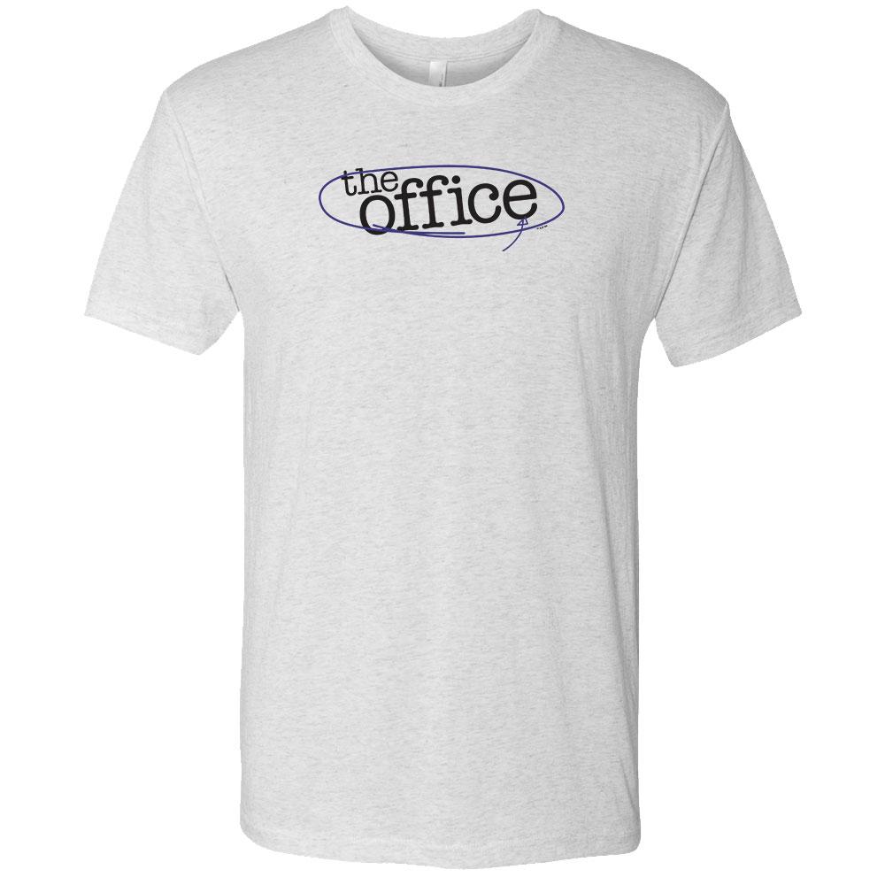 The Office Circled Logo Men's Tri-Blend Short Sleeve T-Shirt