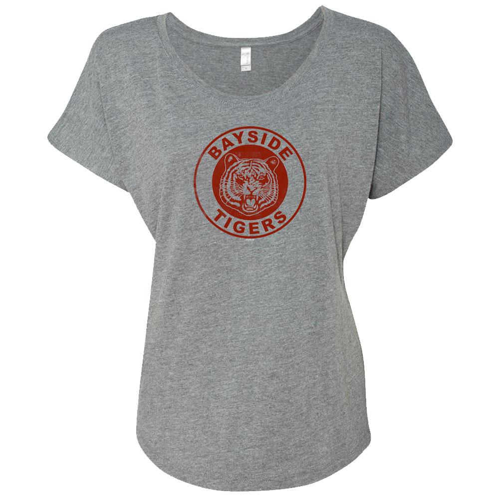 Saved By The Bell Bayside Tigers Women's Tri-Blend Dolman T-Shirt