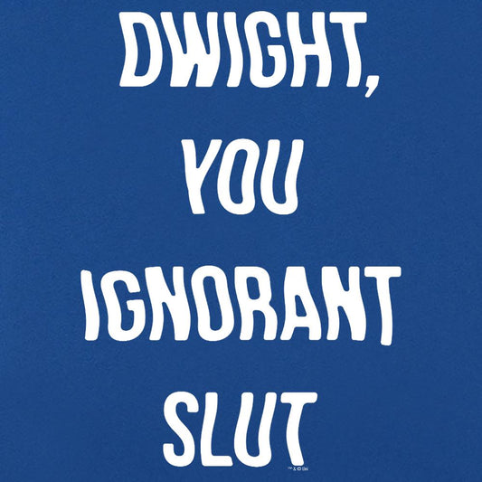 The Office Dwight You Ignorant Slut Unisex Tank Top-1