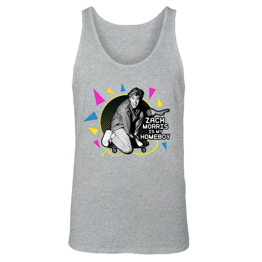 Saved By The Bell Zack Morris is my Homeboy  Unisex Tank Top