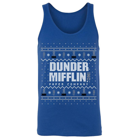 The Office Dunder Mifflin Holiday Unisex Tank Top-0