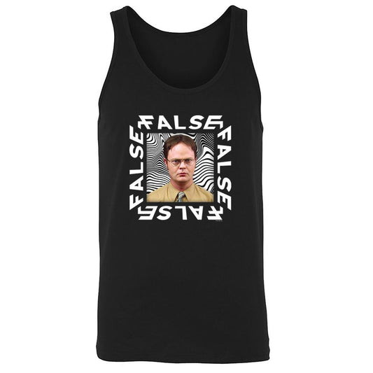 The Office Dwight False Unisex Tank Top-0