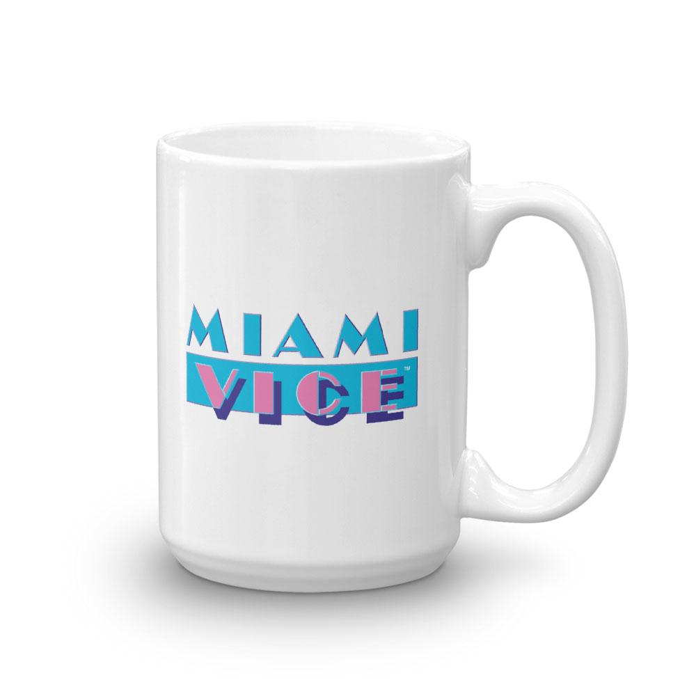 Miami Vice Logo White Mug