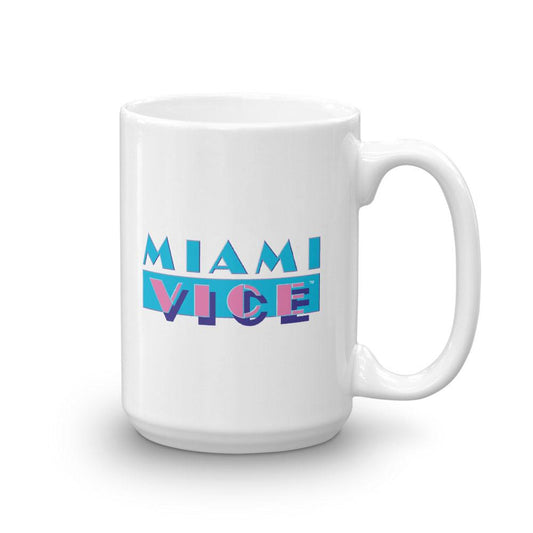 Miami Vice Logo White Mug-0