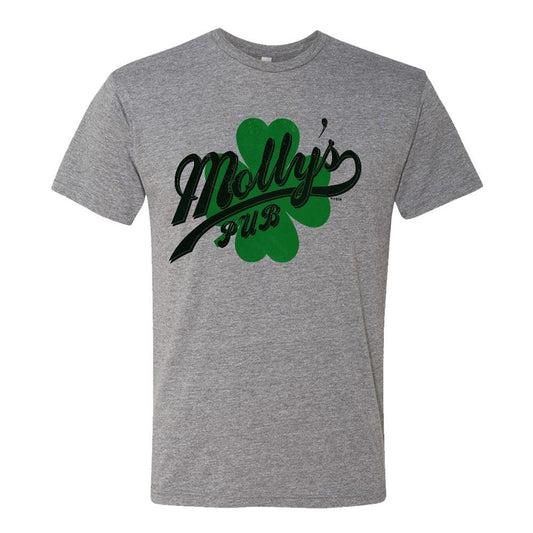 Chicago Fire Molly's Pub St. Patrick's Day Men's Tri-Blend Short Sleeve T-Shirt-3