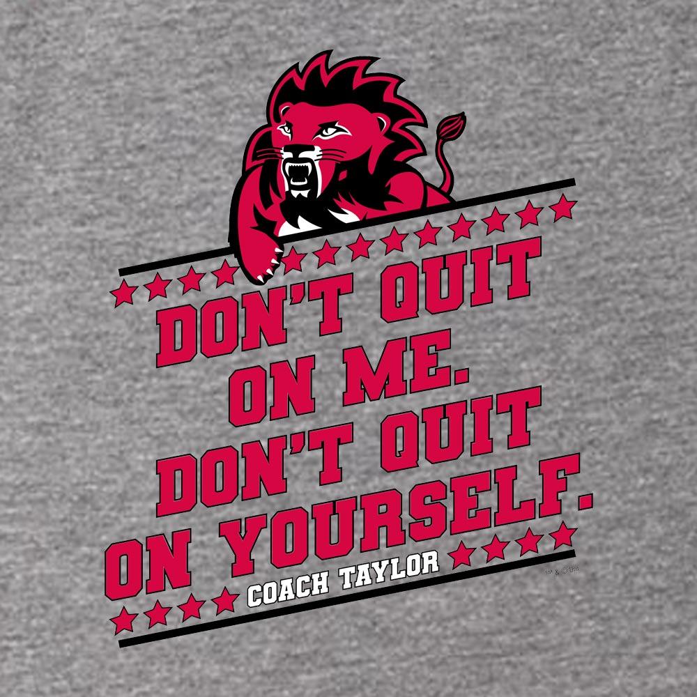 Friday Night Lights Don't Quit on Me Men's Tri-Blend Short Sleeve T-Shirt