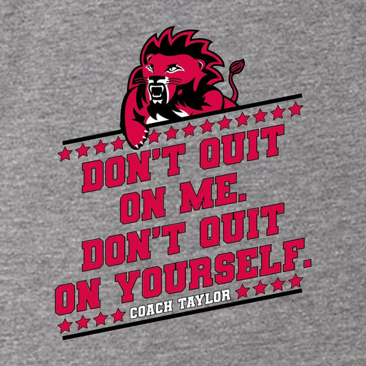 Friday Night Lights Don't Quit on Me Men's Tri-Blend Short Sleeve T-Shirt-1