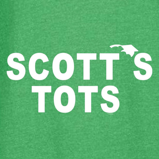 The Office Scott's Tots St. Patrick's Day Lightweight Crew Neck Sweatshirt-1