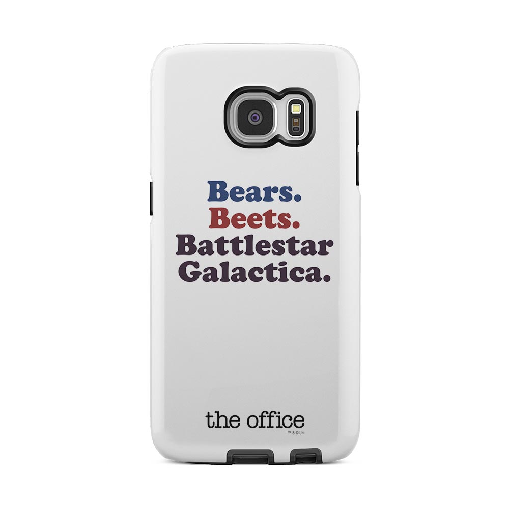 The Office Bears. Beets. Battlestar Galactica Samsung Galaxy Tough Phone Case