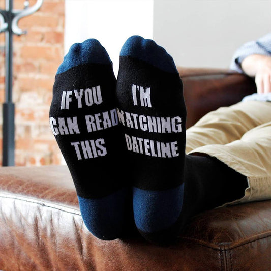 I'm Watching DATELINE Socks-1