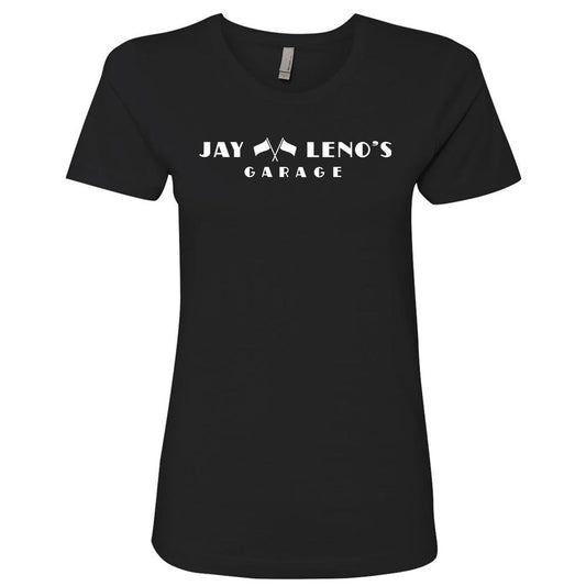 Jay Leno's Garage Original Horizontal Logo Women's T-Shirt-0