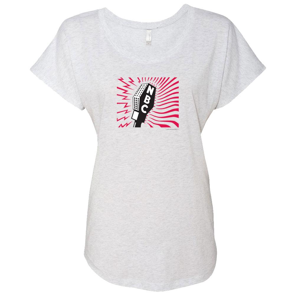 NBC Vintage 1943 Logo Women's Tri-Blend Dolman T-Shirt