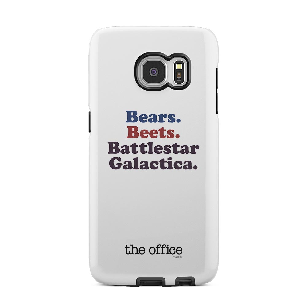 The Office Bears. Beets. Battlestar Galactica Samsung Galaxy Tough Phone Case