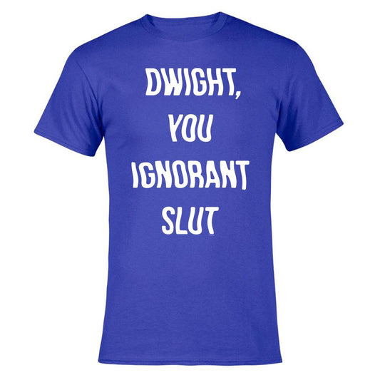 The Office Dwight You Ignorant Slut Men's Short Sleeve T-Shirt-3