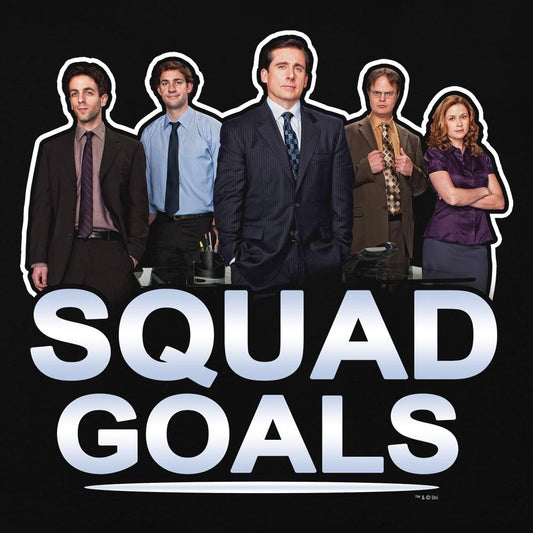 The Office Squad Goals Men's Short Sleeve T-Shirt-1