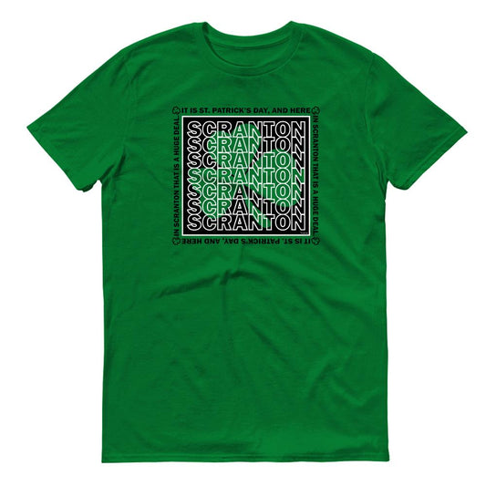 The Office Scranton St. Patrick's Day Men's Short Sleeve T-Shirt-3