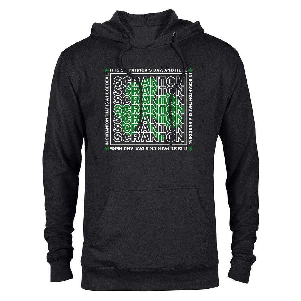 The Office Scranton St. Patrick's Day Lightweight Hooded Sweatshirt