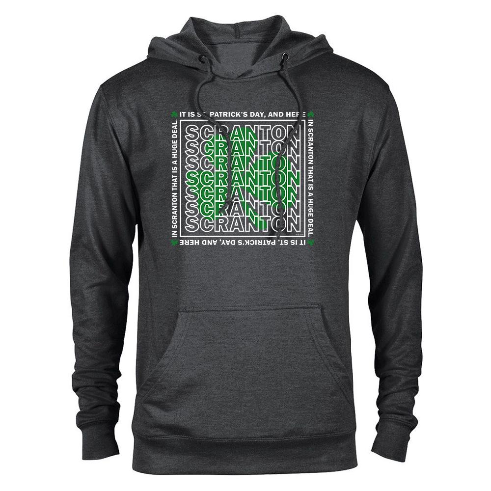 The Office Scranton St. Patrick's Day Lightweight Hooded Sweatshirt