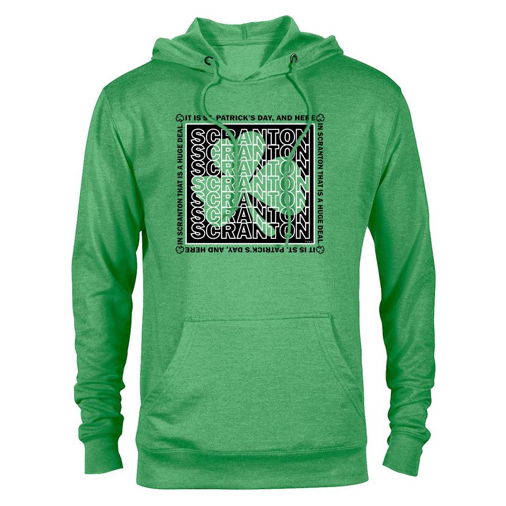 The Office Scranton St. Patrick's Day Lightweight Hooded Sweatshirt