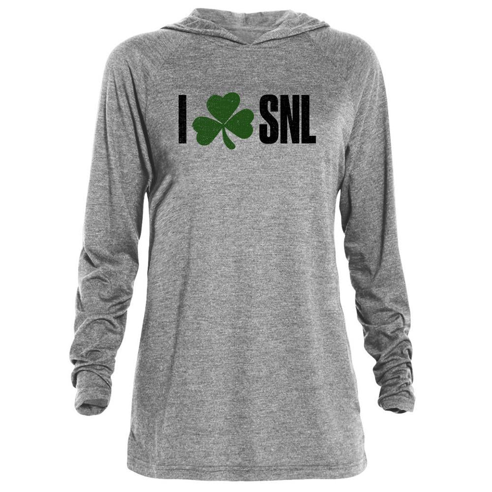 Saturday Night Live I Clover SNL Tri-Blend Raglan Hoodie
