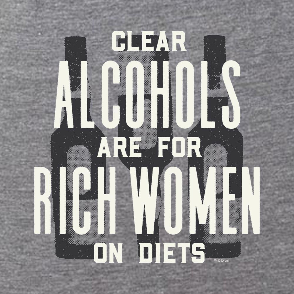 Parks and Recreation Ron Swanson Clear Alcohols Women's Tri-Blend Short Sleeve T-Shirt