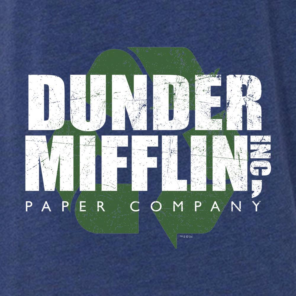 The Office Dunder Mifflin Recycle Women's Relaxed V-Neck T-Shirt