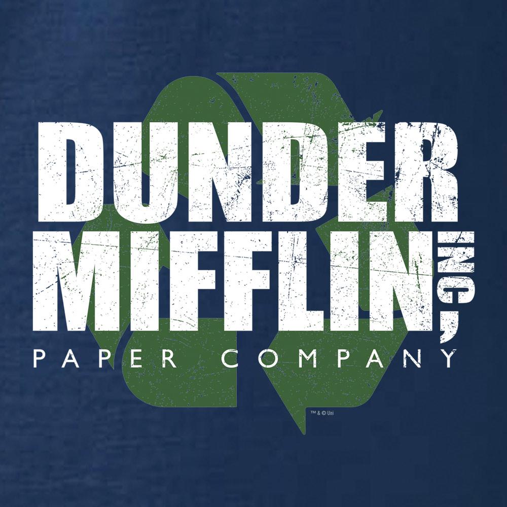 The Office Dunder Mifflin Recycle Women's Relaxed Scoop Neck T-Shirt