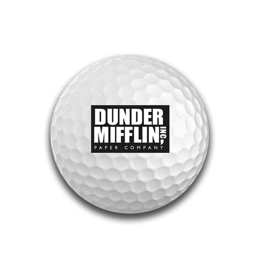 The Office Dunder Mifflin Golf Balls - Set of 6-0